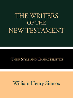 cover image of The Writers of the New Testament